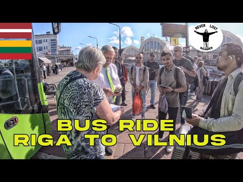 Exploring Latvia To Lithuania: Epic Bus Journey From Riga To Vilnius!