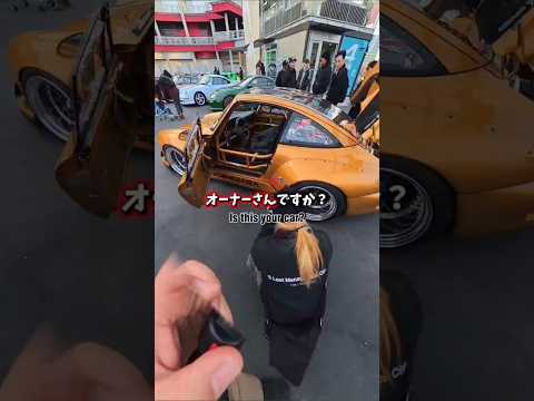 JDM car interview in Japan | Odaiba#JDM #JapanCars #Shorts
