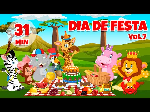 Dia de Festa Vol. 7 - Giramille 31 min | Desenho Animado Musical