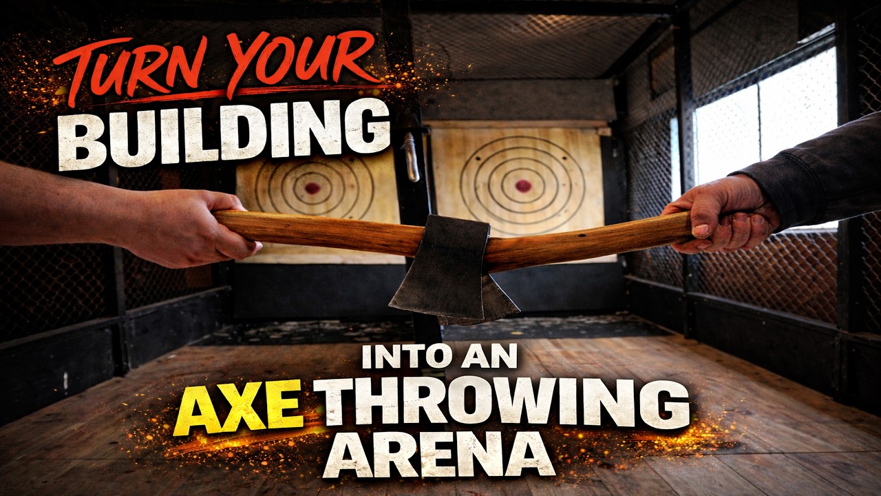 Promotional video thumbnail 2 for Indoor/Outdoor Mobile Axe Throwing
