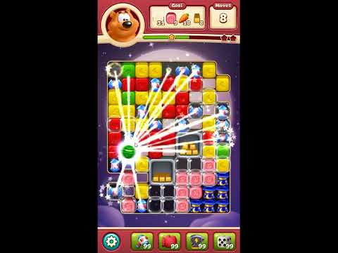 Toon Blast Level 6535 - NO BOOSTERS 🐻🐺🐱 | SKILLGAMING ✔️