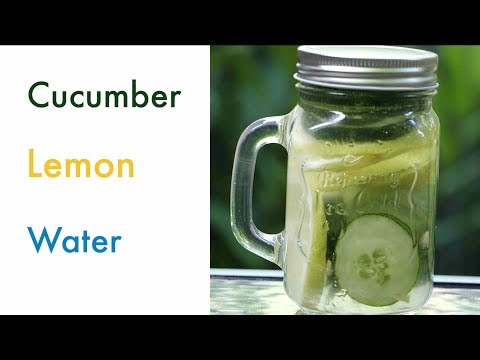 Water Wednesday : Cucumber Lemon Water