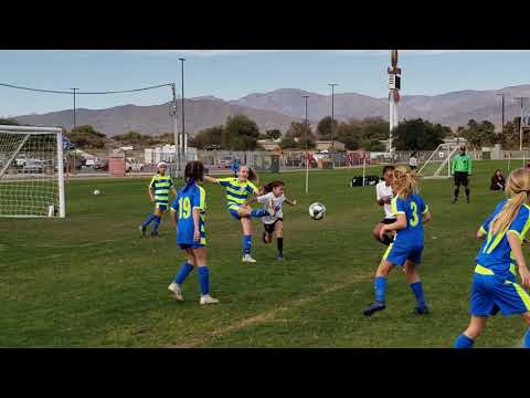 Socal Blues Rennie G 2011 vs  G11 Murrieta Surf Girls Soccer Game U11 Premier Natives Cup Jan 2021