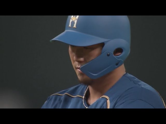 【4回裏】ファイターズ・中田が点差を広げるタイムリー2ベースヒットを放つ!! 2020/10/14 F-L
