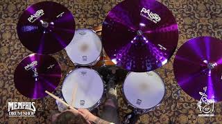 Video thumbnail for Paiste 15" Color Sound 900 Purple Heavy Hi Hats - 1119/1542g - Garrett Tyler (1943415-1022918KK) by Memphis Drum Shop