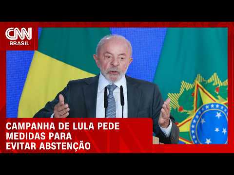 Campanha de Lula pede ao TSE medidas para evitar abstenção no 2º turno | CNN AGORA