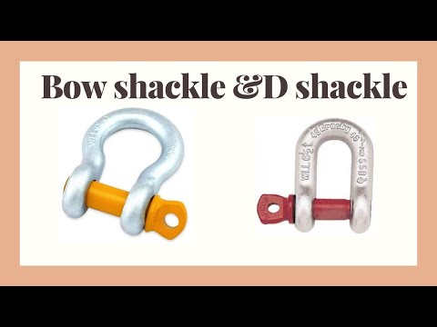 D Shackles Nut Bolt Type