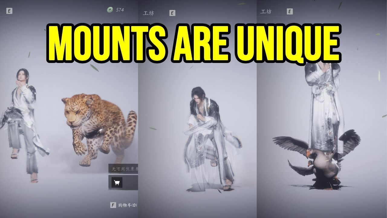 WHERE WINDS MEET - ALL MOUNTS ARE UNIQUE - YouTube