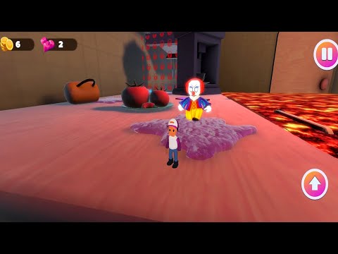 Floor is Lava Parkour Run - Full Gameplay walkthrough Part 1 - Obby Escape parkour