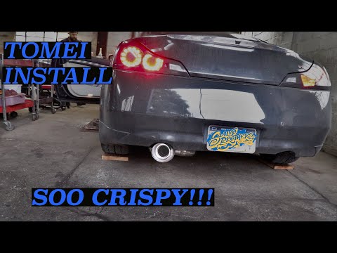 infiniti G37 Tomei Exhaust Install How To