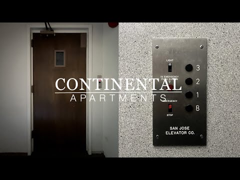 Slow San Jose Hydraulic Swing Door Elevator - The Continental Apartments - San Jose, CA