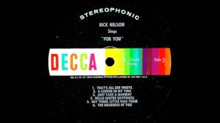 Hey There Little Miss Tease  - Ricky Nelson 1963 Decca ‎– DL74479