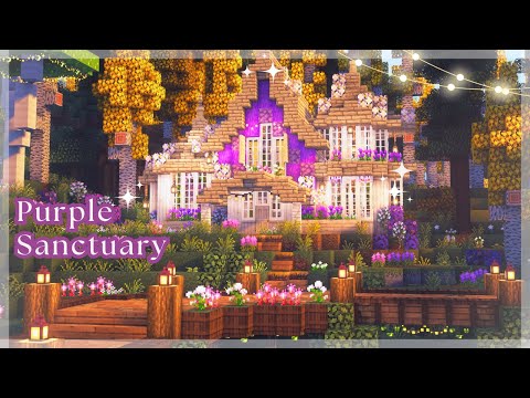 Building the Ultimate Purple Sanctuary with @snipperly 💜 Minecraft Modded with CIT Resource Packs