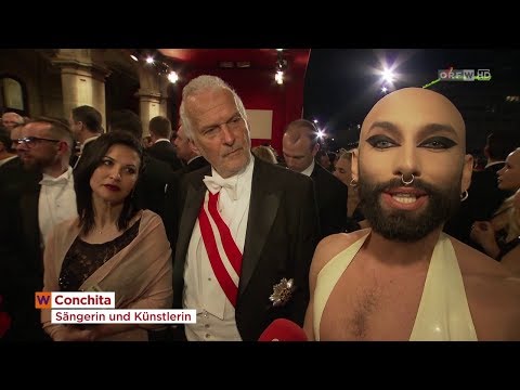 Conchita, Opernball (2019-03-01, ORF2, Wien Heute)