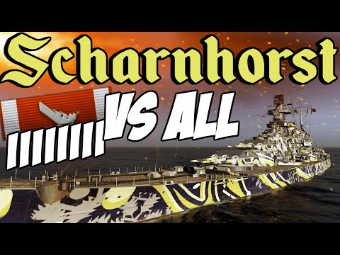 Scharnhorst vs the World || World of Warships