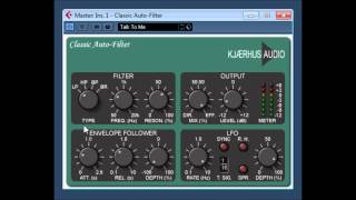 Video thumbnail for Classic Auto Filter by Kjaerhus Audio by UPROAR 24