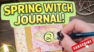 Witch's Gardening Book Expansion | Vintage Papercraft & Wax Seal Details!