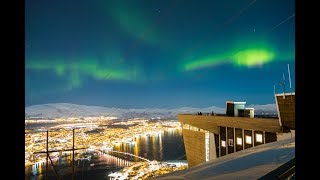 Amazing Views and Northern Lights over the City of Tromso - Best Day Ever!