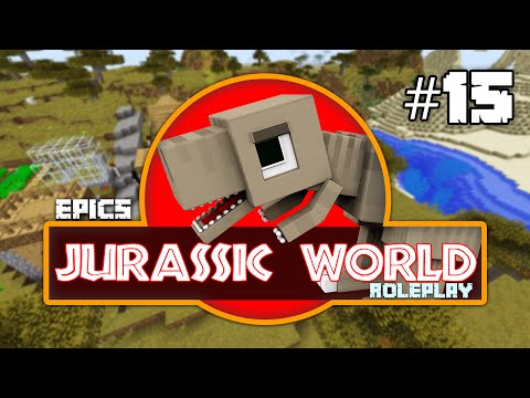 T-Rex Attack in Minecraft! | EPiC's Jurassic World Ep. 15