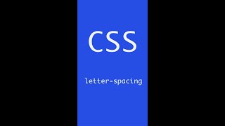 #31 letter-spacing | CSS | Frontend | Take it easy #shorts
