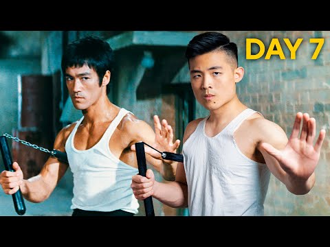 I Lived Like Bruce Lee For 7 Days (Training, Diet, Nunchucks)