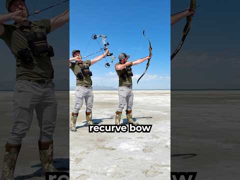compound bow VS recurve bow #hunting