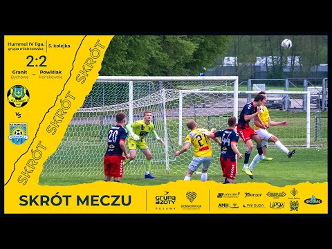Granit Bychawa – Powiślak Końskowola 2:2 (skrót) | Sezon 2021/2022