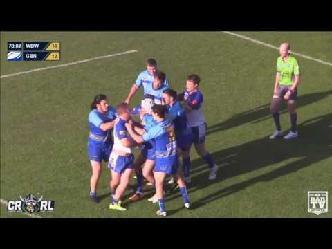 2017 CRRL #Highlights - 1st Grade Round 2 - West Belconnen Warriors Vs. Goulbourn Workers Bulldogs