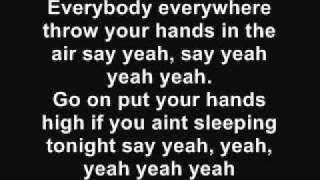 JLS - Eyes Wide Shut (Lyrics) Ft. Tinie Tempah