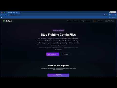 Zedly AI Setup for OpenClaw video preview
