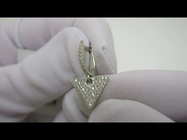 Срібні сережки сжх65 Відео огляд