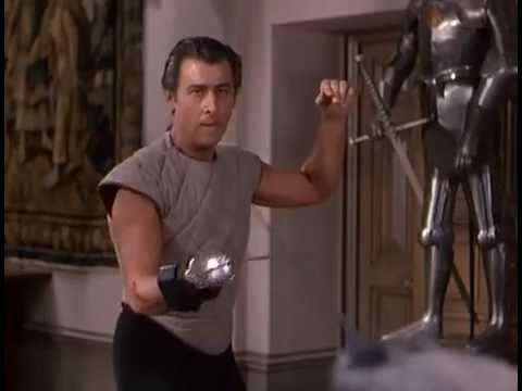 Scaramouche (1952), ¨lección¨ de esgrima: Andre Moreau vs. el marqués de Maynes