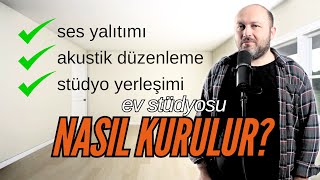 Ev Stüdyosu Kurulumu: Ses Yalıtımı, Akustik Düzenleme ve Doğru Yerleşim için İpu