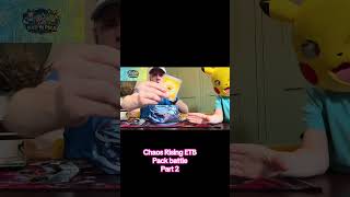 Chaos Rising ETB part 2! Let’s go!! #Fatherandson #pokemoncollection #pokemon #viral #dad
