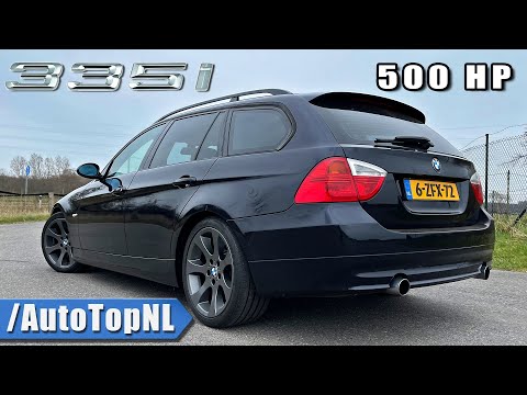 500HP BMW 335i E91 Touring *289KM/H* REVIEW on AUTOBAHN by AutoTopNL