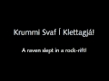 In Extremos 'Krummavisur' (English Lyrics)