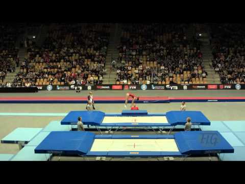 ZHONG Xingping (CHN) - 2015 Trampoline Worlds - Qualification TR Routine 2