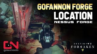 Destiny 2 - Gofannon Forge location - Black Armory - Nessus Forge Location