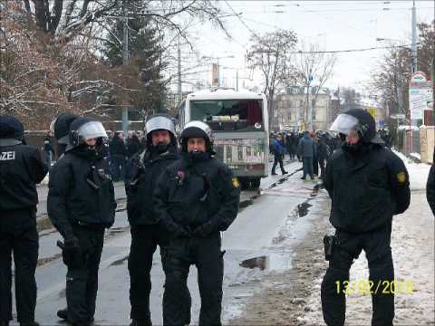 Dresden 19 Februar 2011 STOP Schwarze DEMO