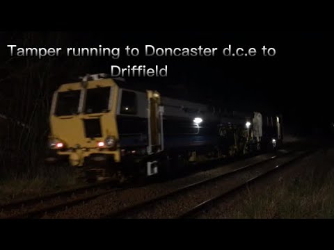 Tamper running  Doncaster D.C.E Sdgs. to Driffield