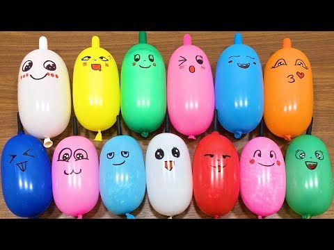 Making Slime with Funny Balloons #1 - Satisfying Slime video