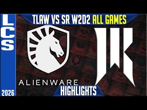 TLAW vs SR Highlights ALL GAMES | LCS W2D2 2026 Swiss | Team Liquid Alienware vs Shopify Rebellion