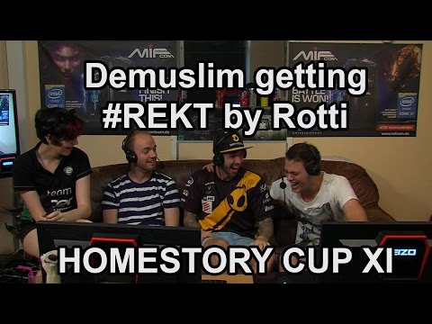 Demuslim getting #REKT by Rotti at Homestory Cup XI