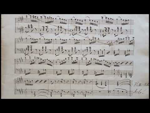 Henri Vieuxtemps, Violinkonzert E-Dur op. 5, DEMO + Autograph