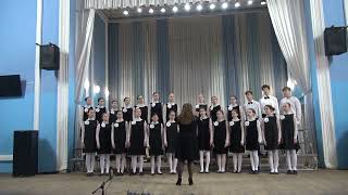 "Ой, ходить сон" українська народна пісня в обр. В.Калениченка, соло – Сільвестрова Дар'я, Шамрай Марія, Палієнко Софія