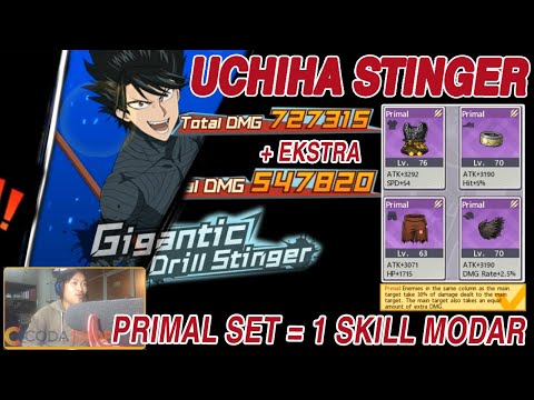 🔥🔥SET PRIMAL DI STINGER‼️ DAMAGE MAKIN MENGGILA (1 SKILL 4 MODAR) - ONE PUNCH MAN: The Strongest