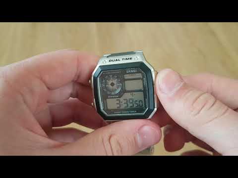 Мужские часы Skmei Ripple / 1335. Как настроить, инструкция. Видео обзор!