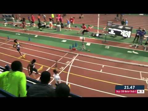 Boys 200m Prelim Heat 3 - New Balance Nationals Indoor 2014