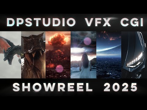 DPstudio VFX & CGI Showreel 2025 | Cinematic 3D Animation, FX & Compositing 🔥