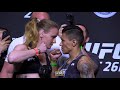 UFC 261 Weigh-Ins: Valentina Shevchenko vs. Jessica Andrade Staredown - MMA Fighting